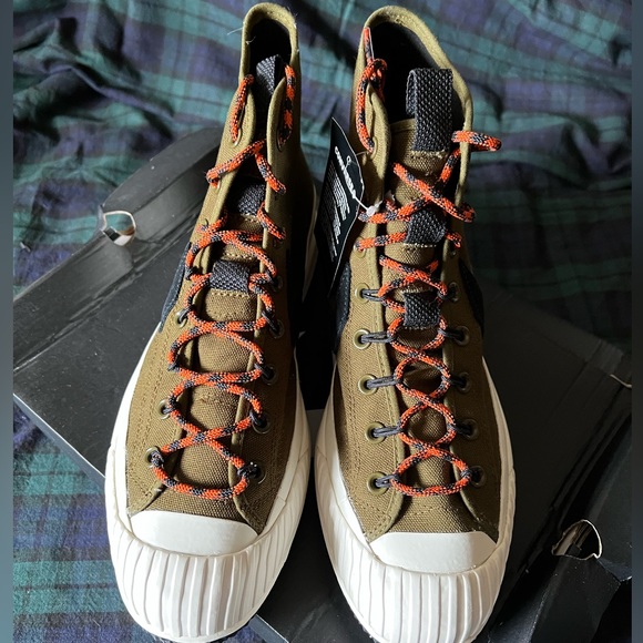 NIB Converse Bosey MC Hi Men’s 12 Surplus Olive/Campfire Orange - Perfect! - Picture 5 of 5